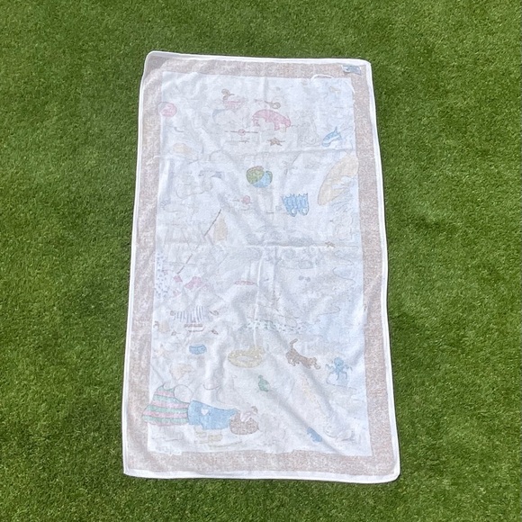 Vintage 1980s Cartoon Beach Towel - Picture 9 of 10
